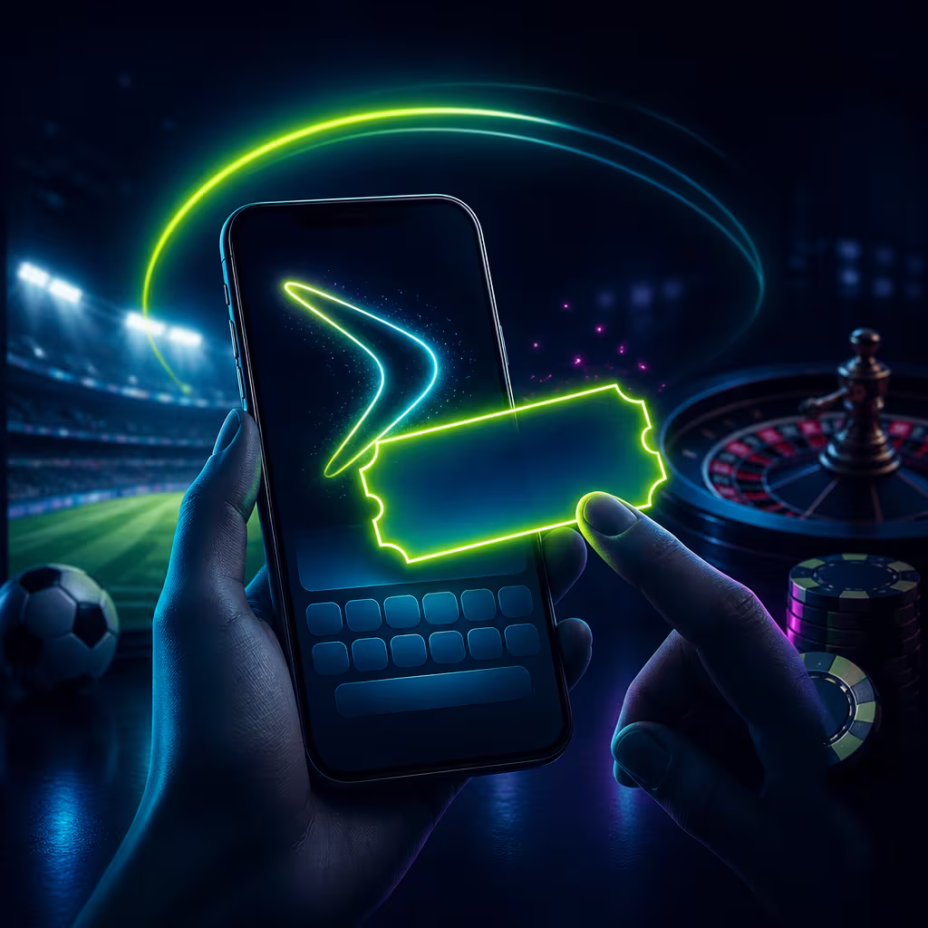 Illustrazione del codice promo Boomerang Bet